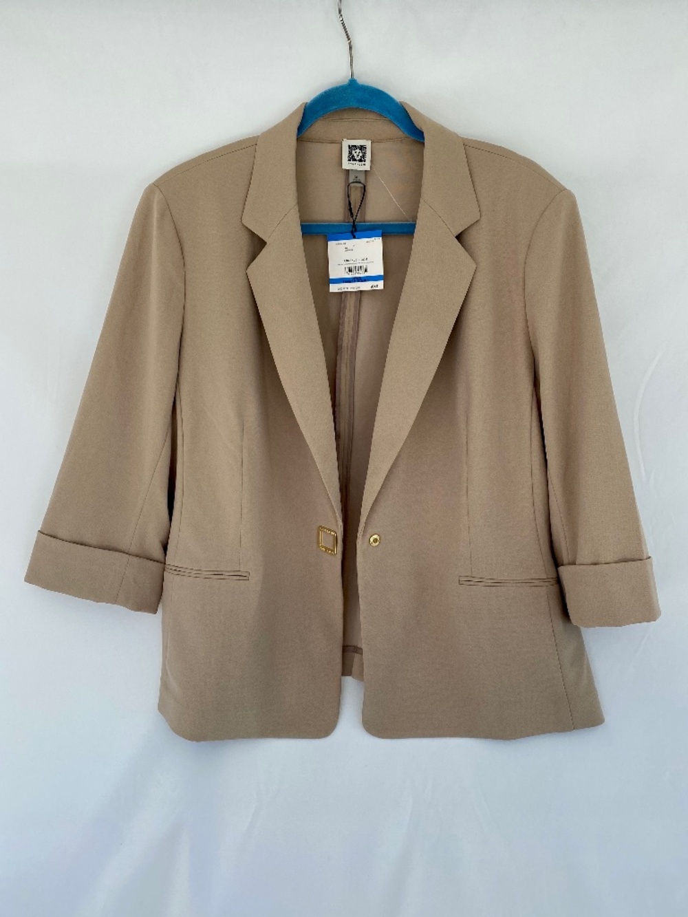 Anne Klein Beige Latte Women’s Blazer Jacket NWT
